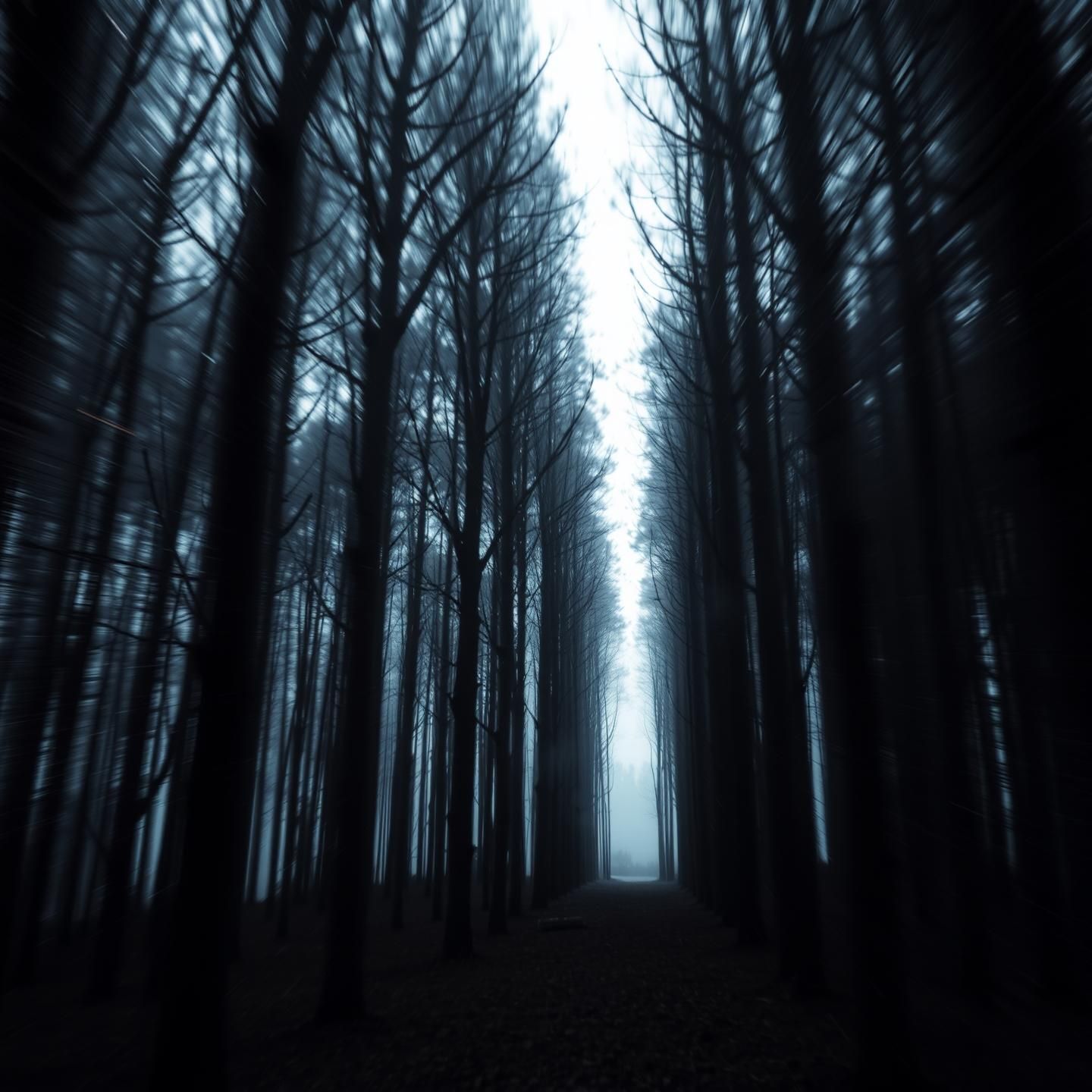 Abstract Expressionist Woodland: Light Painting with Fireworks, Motion Blur
 | Unfold Lens