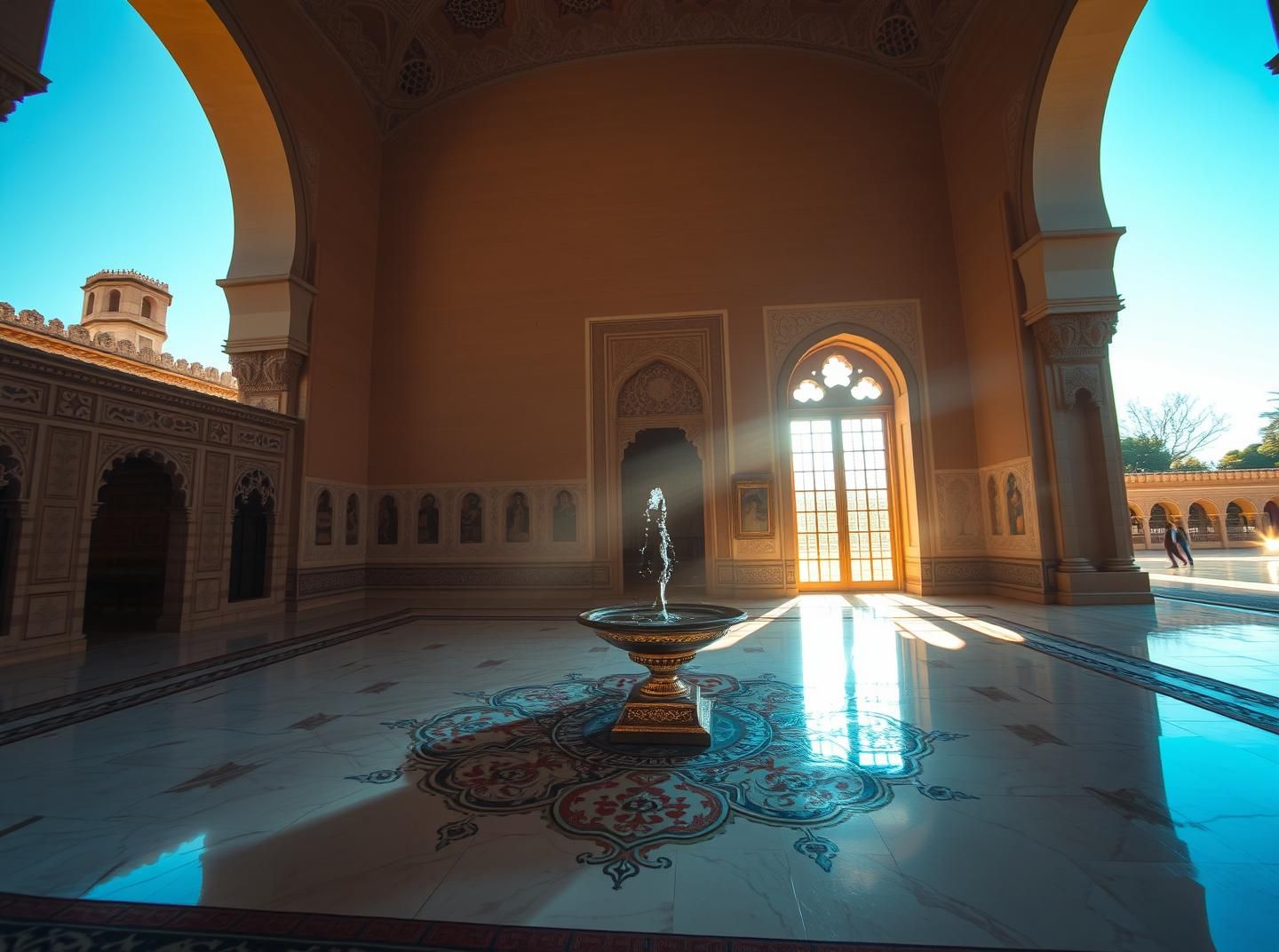 Alhambra Palace Dawn: Granada's Beauty in Stunning Light & Reflection | Unfold Lens