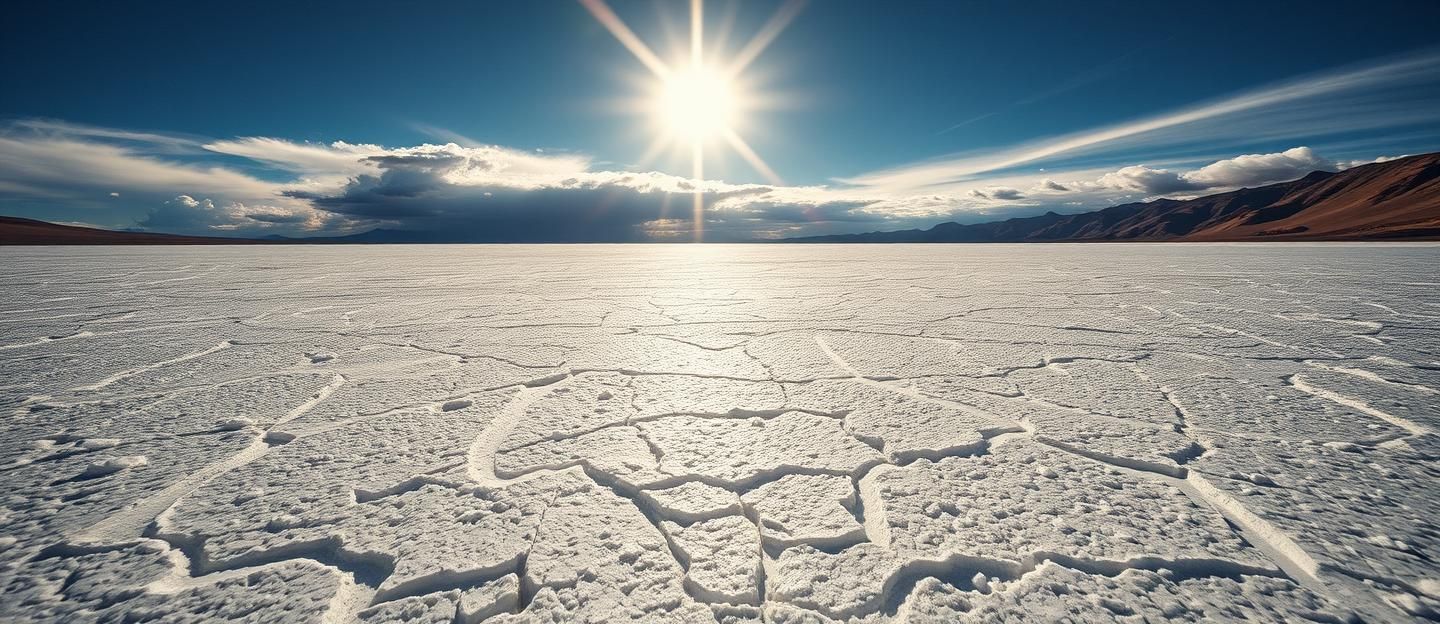 Andes Salt Flat Texture: Mineral Rich Barren Land, Inspiring Natural Beauty
 | Unfold Lens