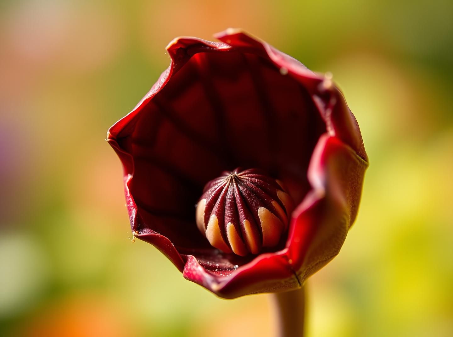 Botanical Garden Seed Burst: Awe-Inspiring Macro Photography in Vibrant Color
 | Unfold Lens