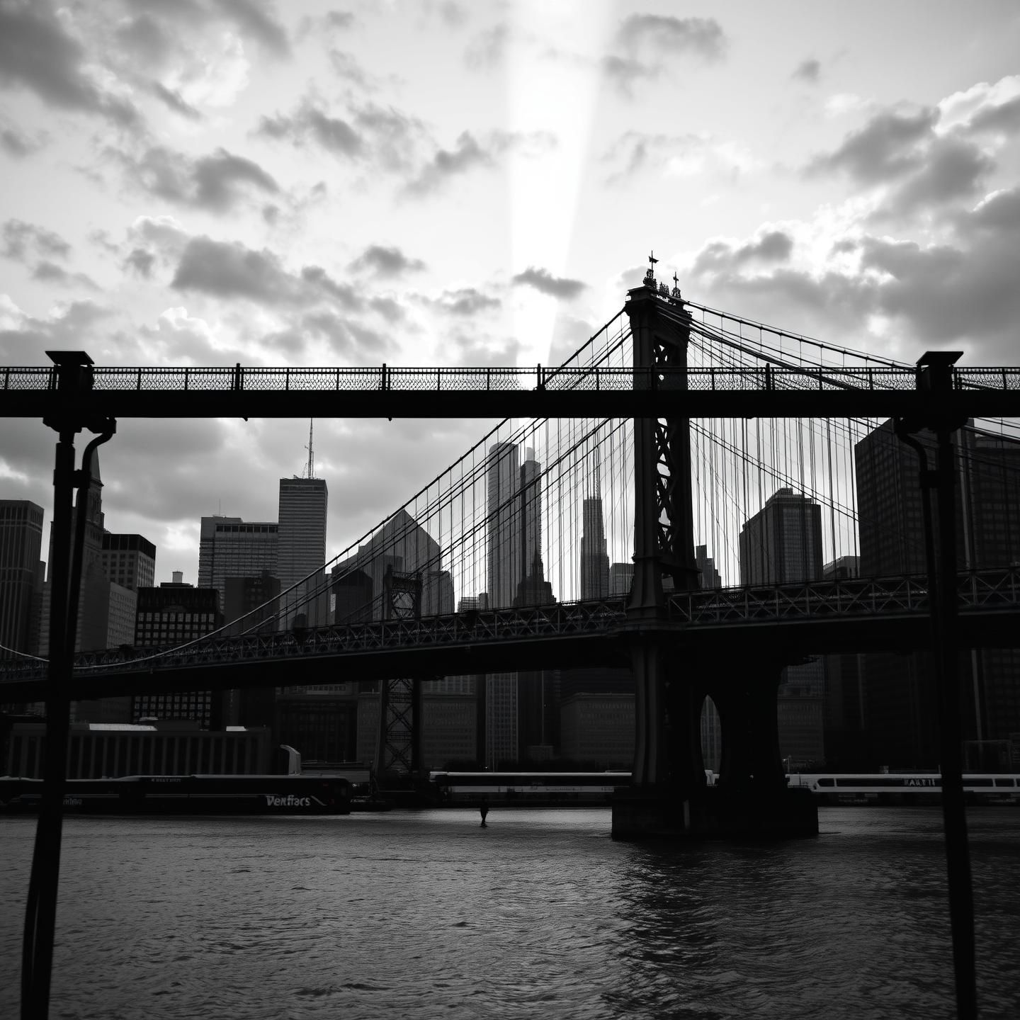 Brooklyn Bridge Sunrise: Iconic Architecture in Stunning Dawn Light, NYC | Unfold Lens