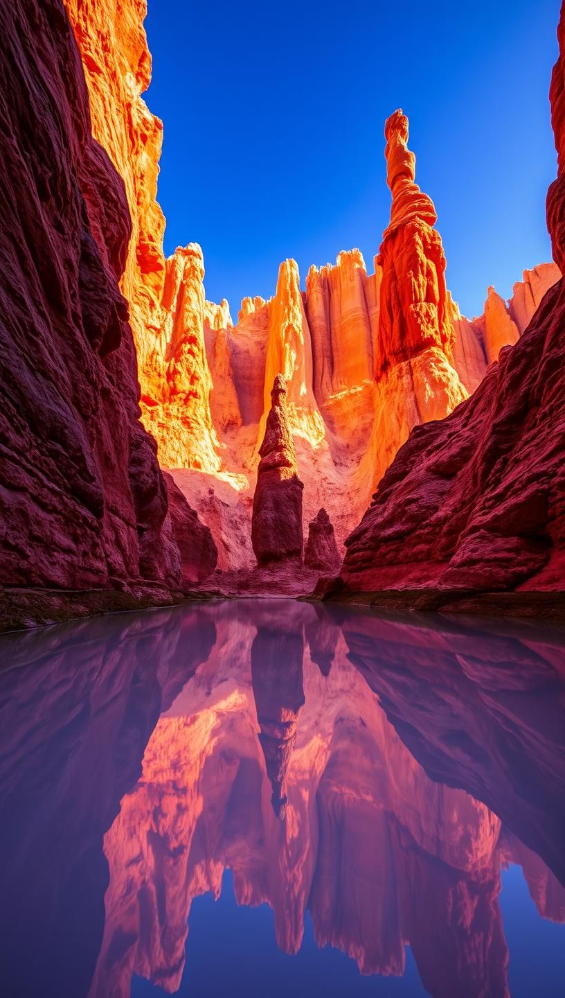 Bryce Canyon & Mono Lake Reflection: Sunrise Hoodoos & Tufa Towers in 8K | Unfold Lens