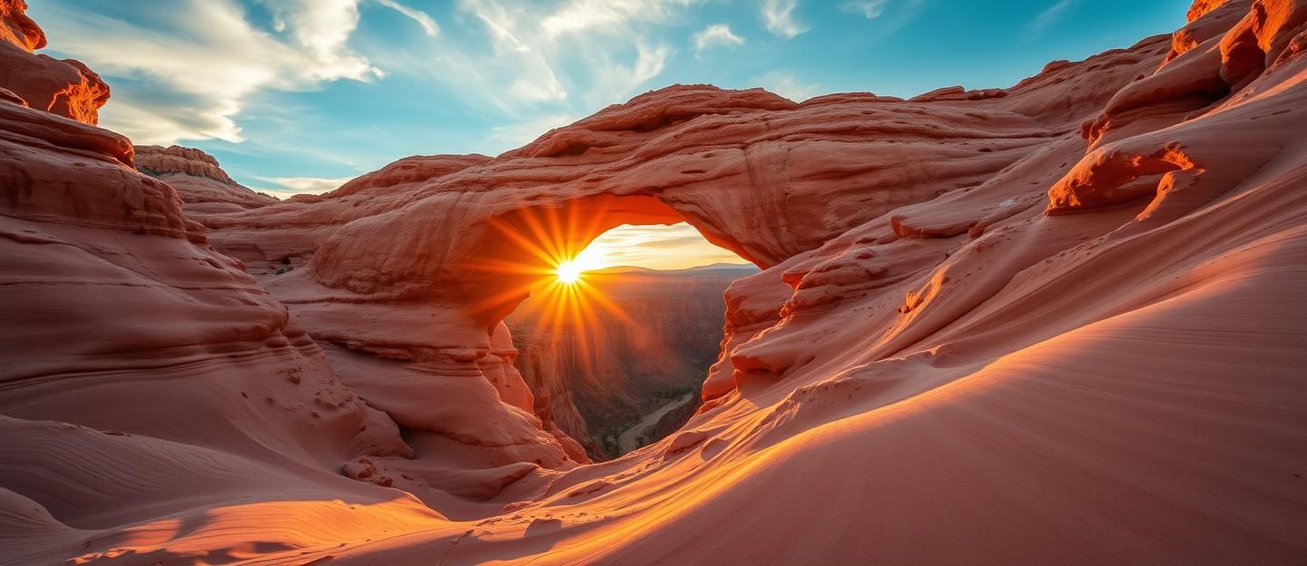 Bryce Canyon Sunset: Horseshoe Bend's Inspiring Sandstone Arch in Golden Light | Unfold Lens
