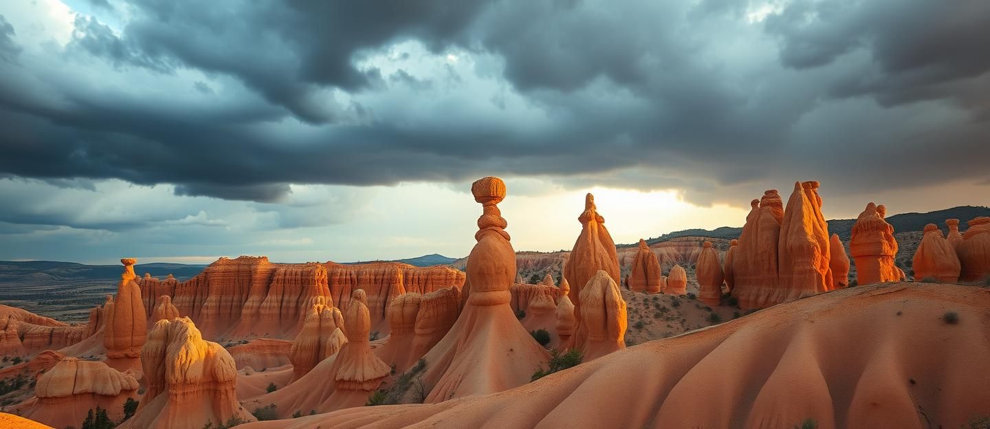 Cappadocia Stone Forest: Surreal Limestone Pinnacles, Dramatic Light, 8K | Unfold Lens
