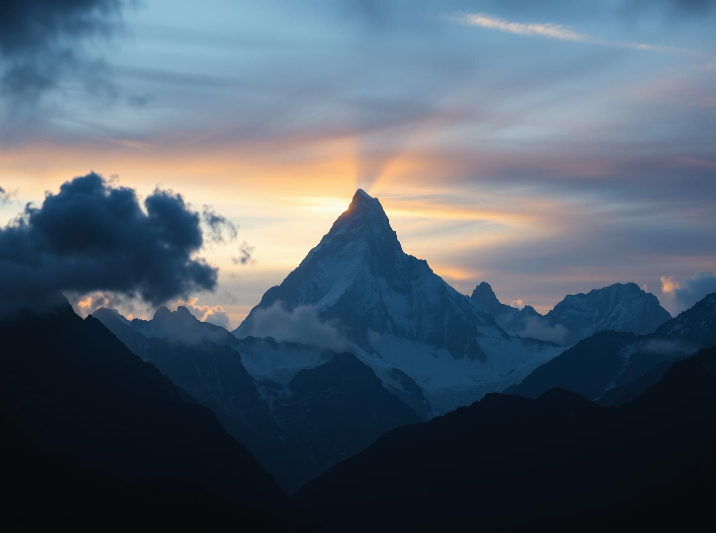 Carstensz Pyramid Glaciers: Inspiring Mountain Peak Sunset Views in 8K
 | Unfold Lens