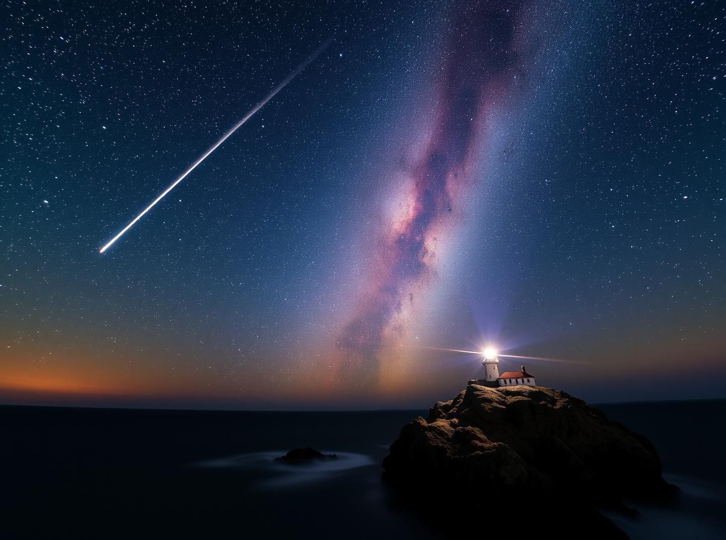 Comet & Milky Way over Lighthouse: Inspiring Nightscape Photography in 8K | Unfold Lens