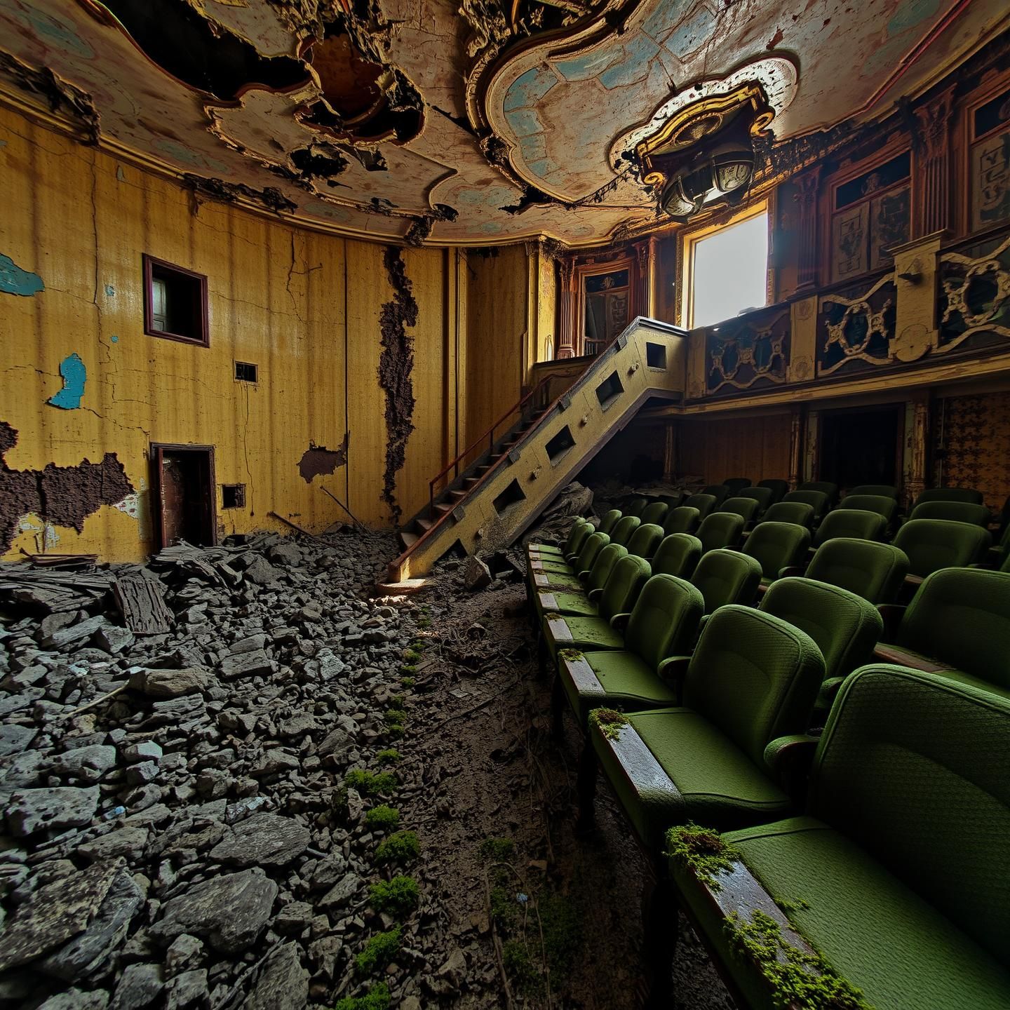 Decaying Opera House Shipwreck: HDR Macro Beauty, Desolate & Inspiring 8k Art
 | Unfold Lens