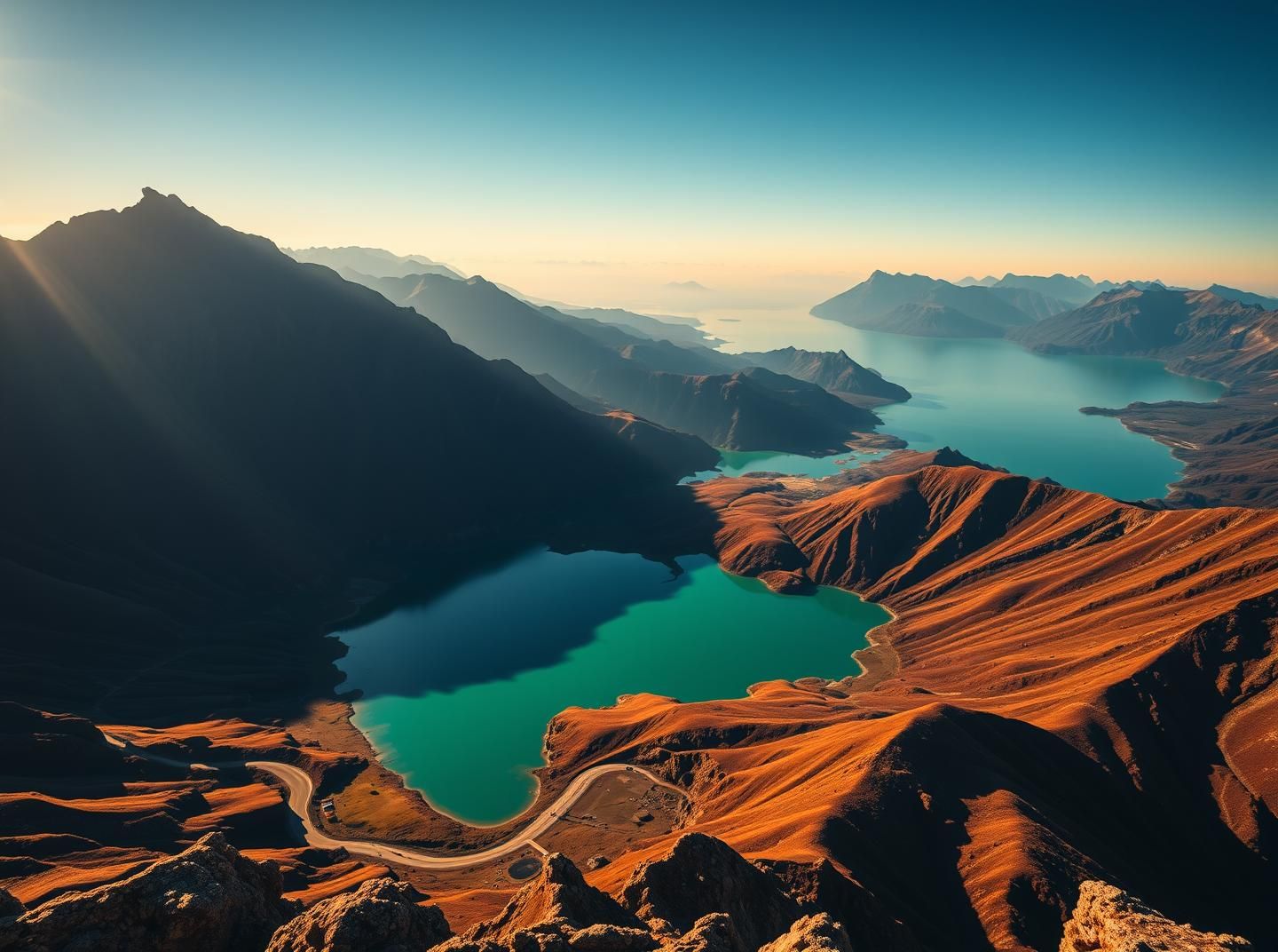 Dolomites Rinjani Crater Lake: Epic Ansel Adams Landscape Photography at Golden Hour
 | Unfold Lens