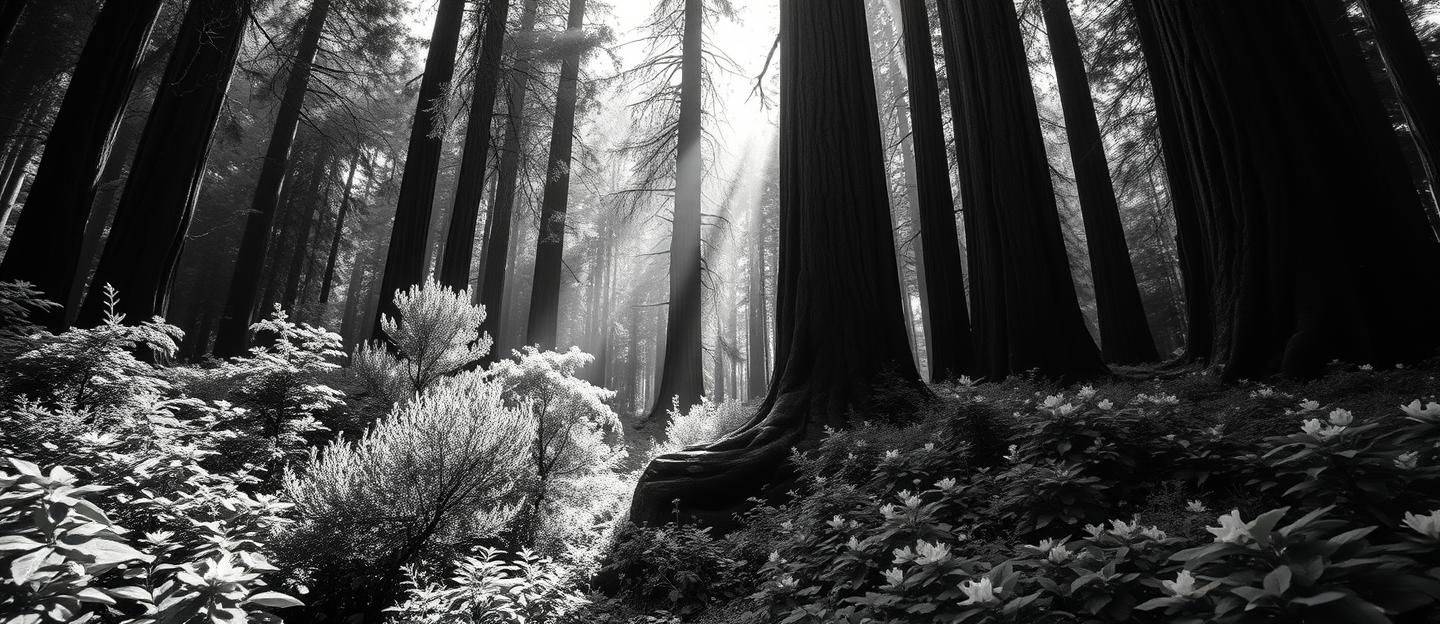 Dramatic Black & White Woodland: Surreal, Vibrant, & High-Contrast in 8K
| Unfold Lens