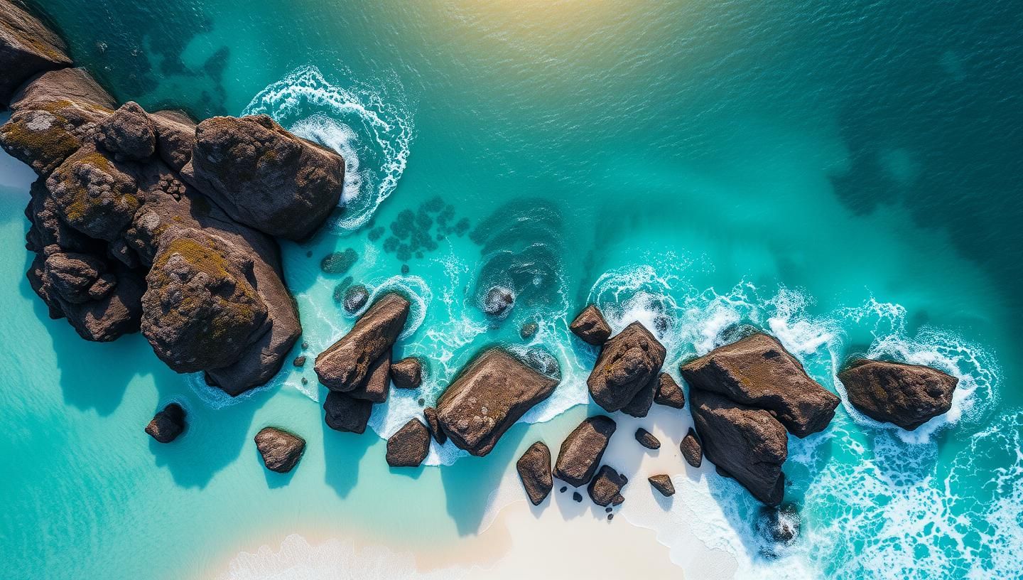 Giant's Causeway Basalt Columns & Turquoise Atlantic - Aerial 8K Beauty
 | Unfold Lens