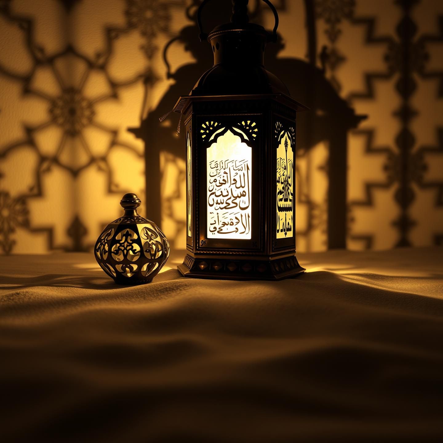 Glowing Ramadan Lantern Art: Inspiring Light & Shadow in High Resolution
 | Unfold Lens