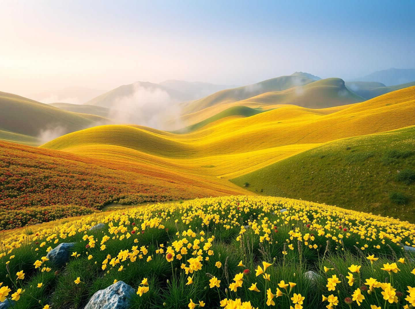 Golden Canola Fields Forever: Breathtaking Panoramic Landscape Photography
 | Unfold Lens