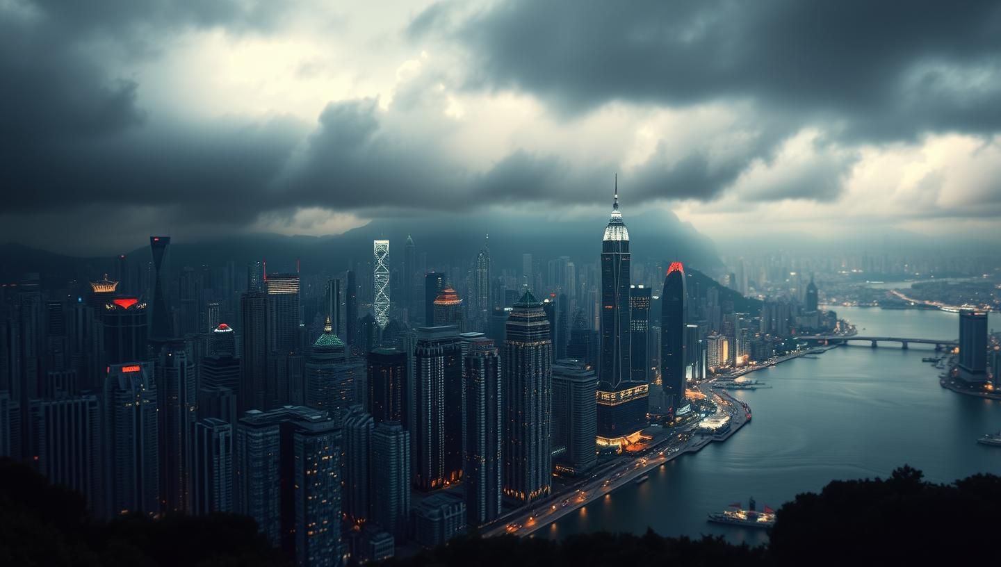 Hong Kong Skyline Victoria Peak: Awe-Inspiring Metropolis Panorama
 | Unfold Lens