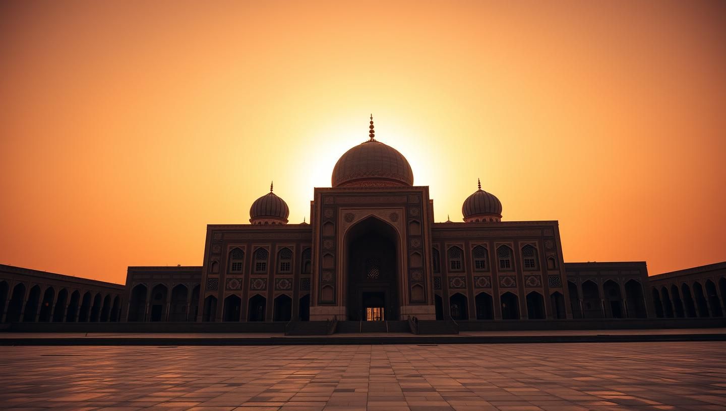 Isfahan Mosque Sunset Silhouette: Inspiring Islamic Architecture Photography | Unfold Lens