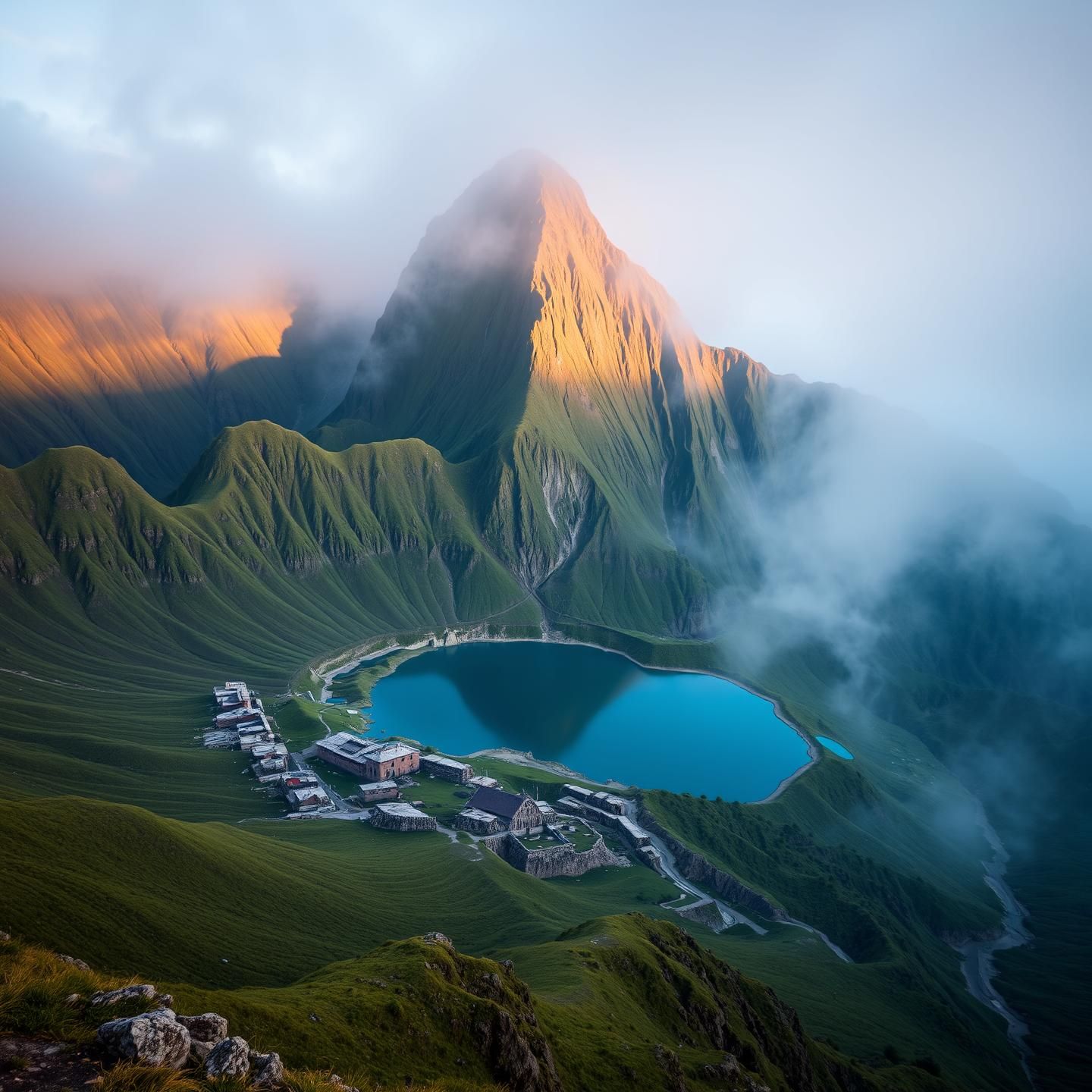 Majestic Andean Peak near Machu Picchu. Inspiring Fine Art Landscape
 | Unfold Lens