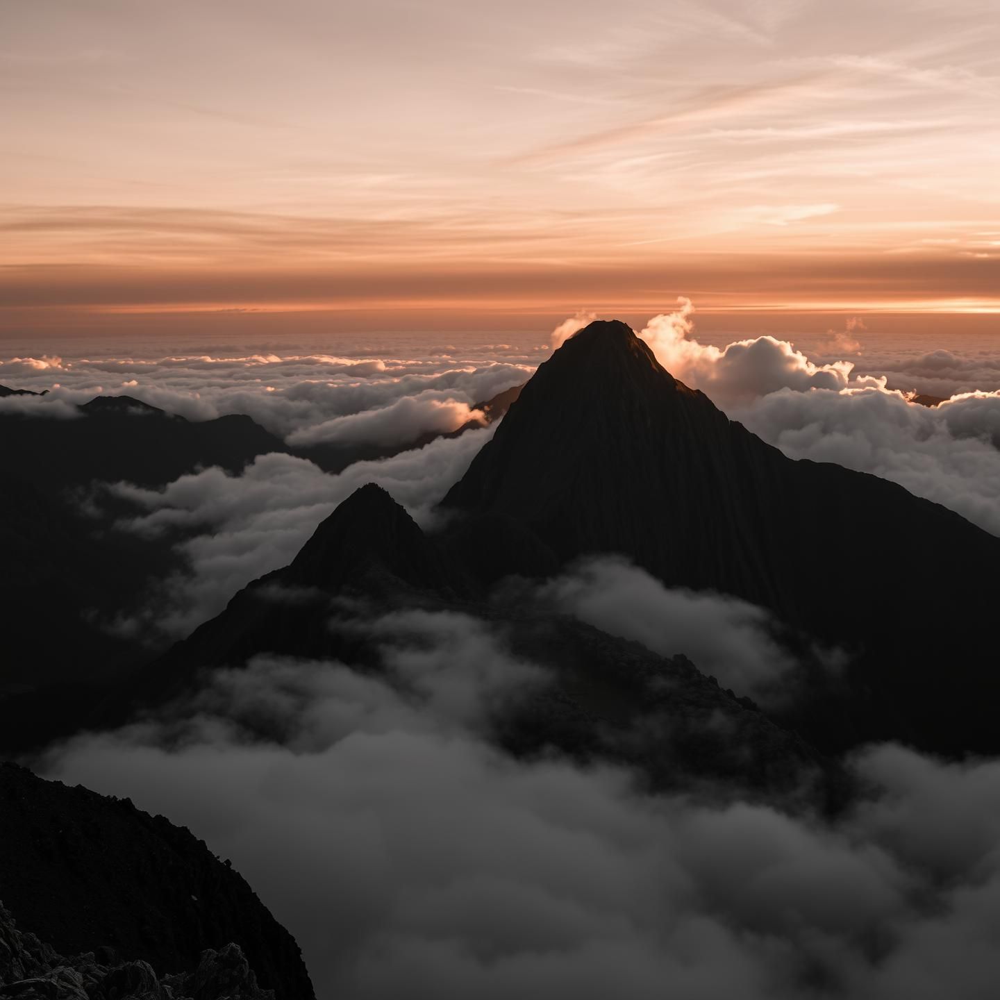 Majestic Fuji & Andean Peaks: Golden Hour Panorama of Cloud Sea in 8K | Unfold Lens
