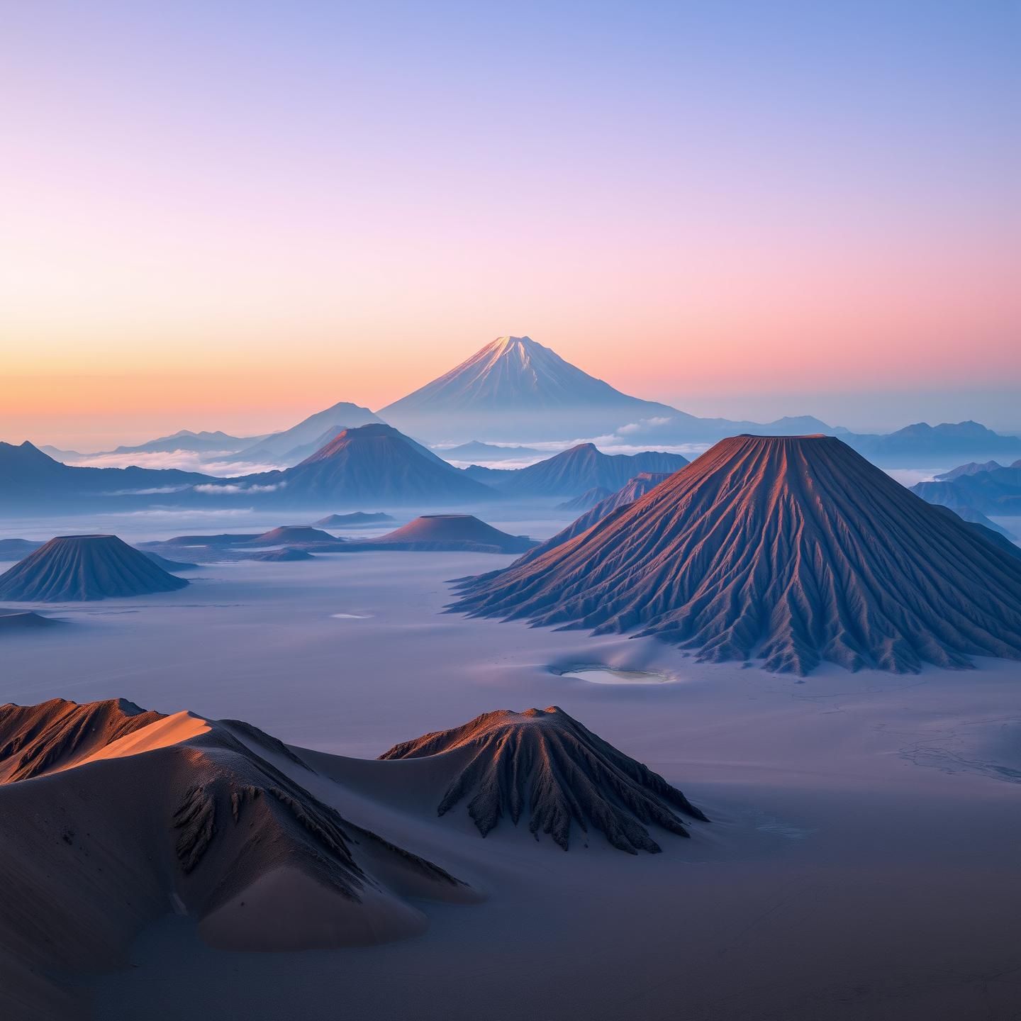 Mount Bromo Sunrise: Breathtaking Indonesian Volcano Landscape in 8K
 | Unfold Lens