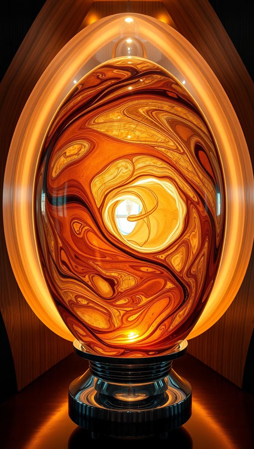 Murano Art Glass Masterpiece: Copper, Brass, Bronze Patina, Modern Interior, 8K | Unfold Lens