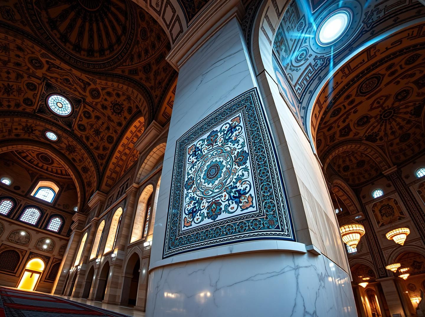 Naqsh-e Jahan Tilework: Exquisite Iznik Art in Isfahan, Iran - 8K Masterpiece
 | Unfold Lens