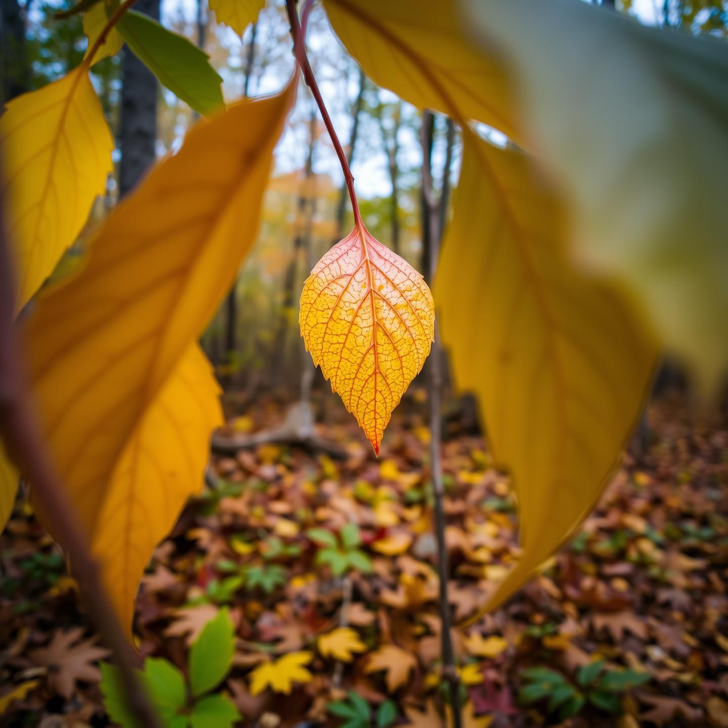 New England Autumn Leaves - Vibrant Fall Colors, Inspiring Nature Photography | Unfold Lens