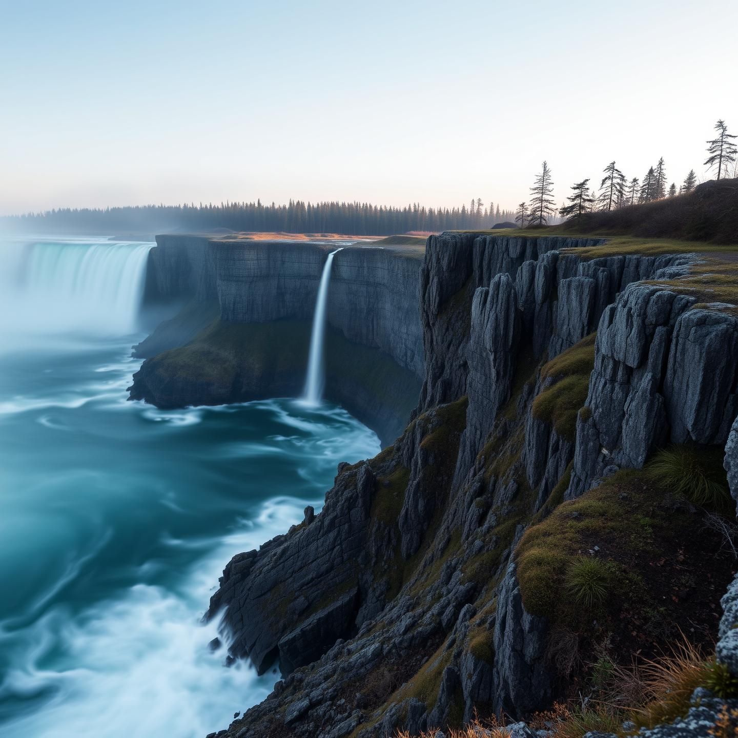 Niagara Meets Coast: Powerful Waters, Inspiring Landscape, 8k Resolution
 | Unfold Lens