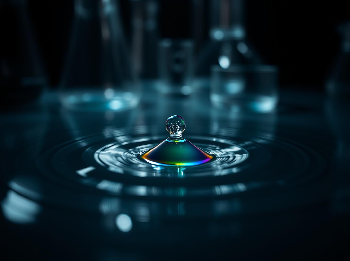 Perfect Ripple: Rainbow Soap Bubble Radiance - 8K Macro Photography
 | Unfold Lens