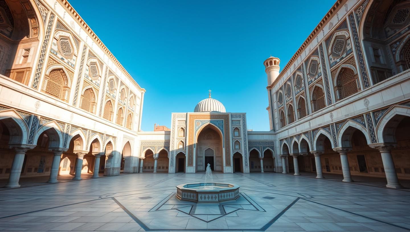 Samarkand Mosque Sahn - Uzbekistan History, Islamic Art & Preserved Beauty | Unfold Lens