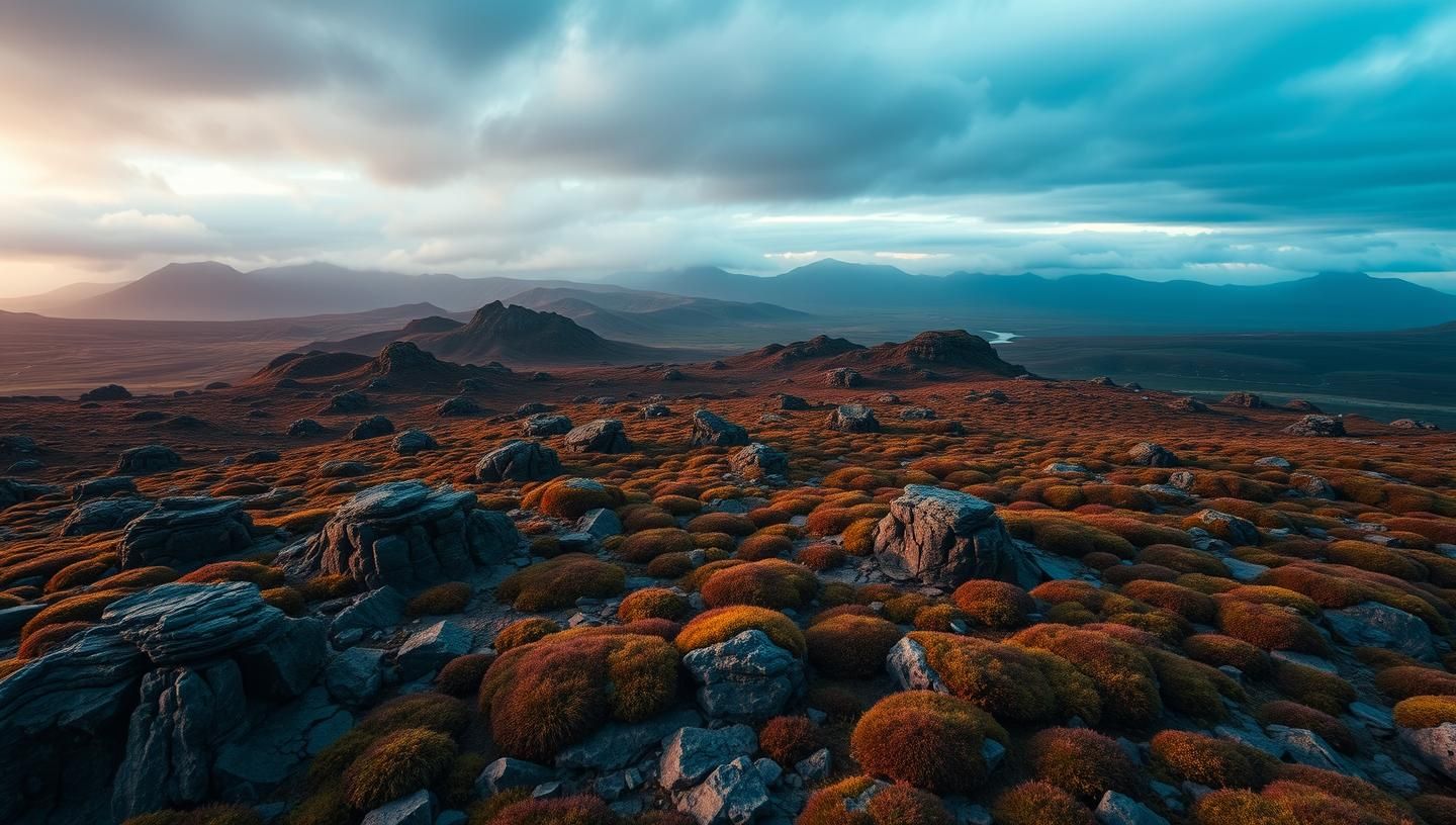 Scottish Highlands Landscape: Rugged Beauty, Teal & Orange, 8K Masterpiece
 | Unfold Lens