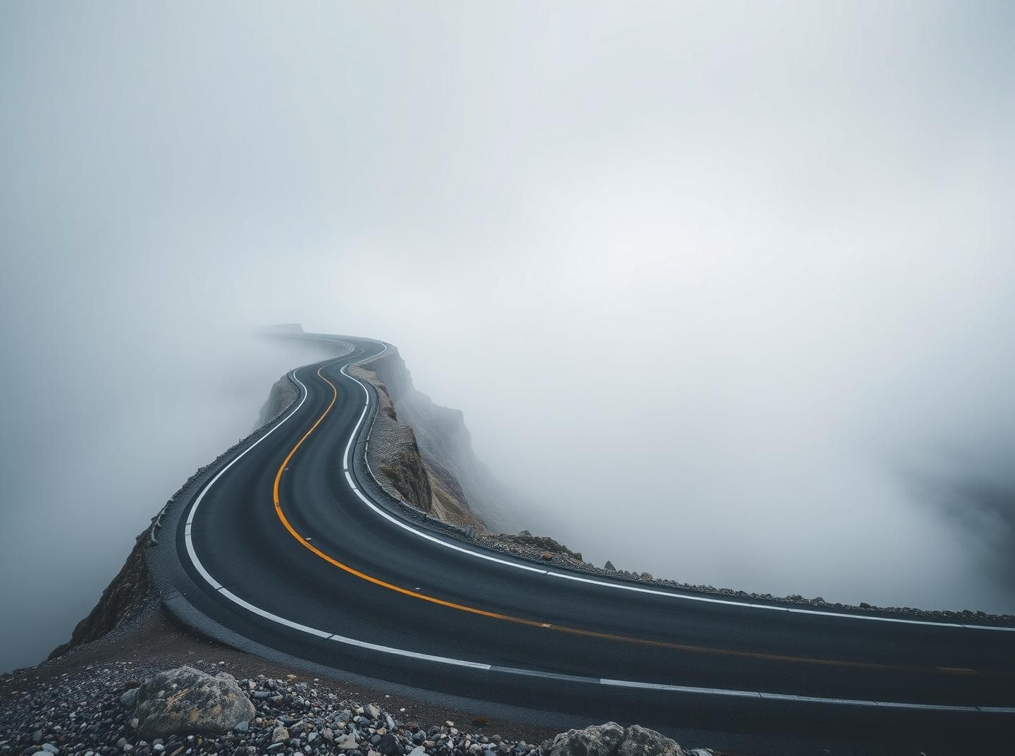 Stelvio-esque Desert Road: Stunning 8k Serpentine Pass Photography
 | Unfold Lens