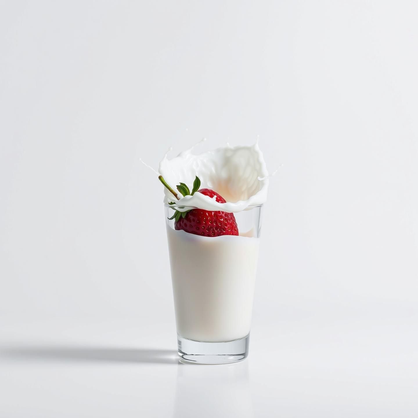 Strawberry Milk Splash Art: High Speed Photo, Dynamic Crown, 8K Resolution
 | Unfold Lens