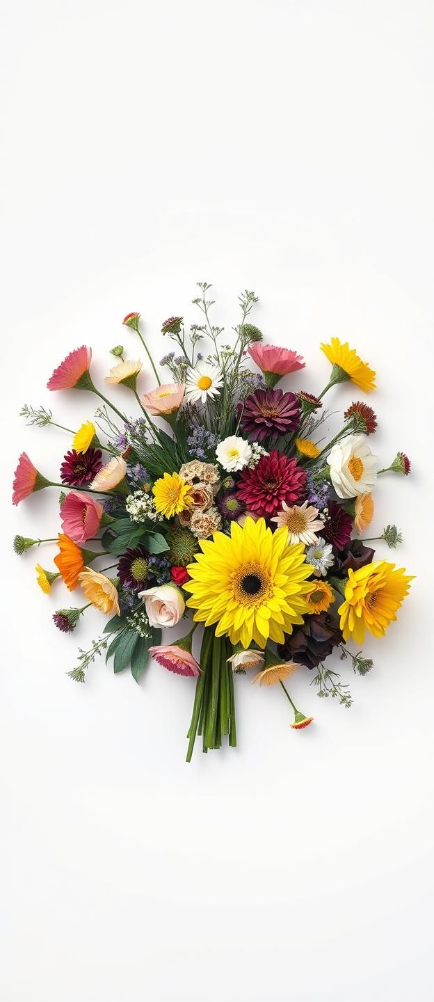 Van Gogh Flowers Still Life - Minimalist Studio Photography - 8K Art Masterpiece
 | Unfold Lens