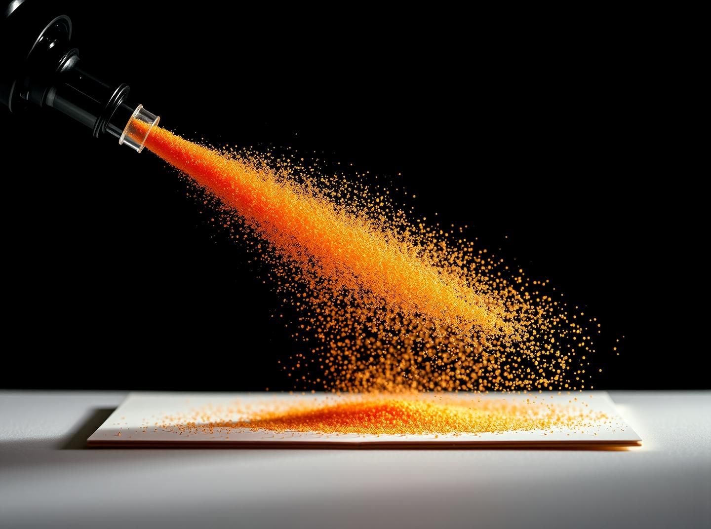 Vibrant Sand Dance: Abstract Macro Photography in 8K, Precision Artistry
 | Unfold Lens