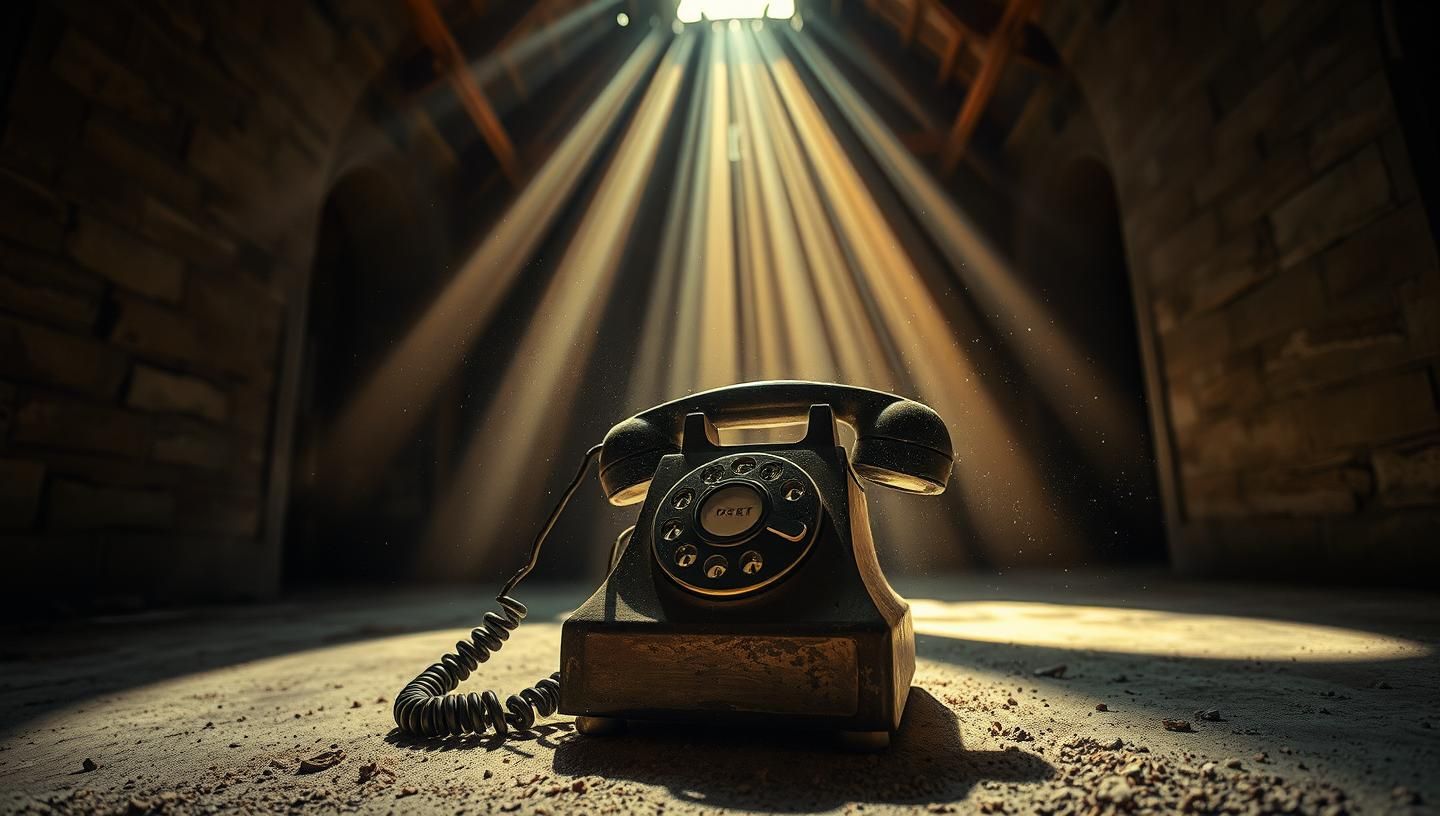 Vintage Phone in Abandoned Manor: Dust, Light & Shadow - Cinematic 8K
 | Unfold Lens