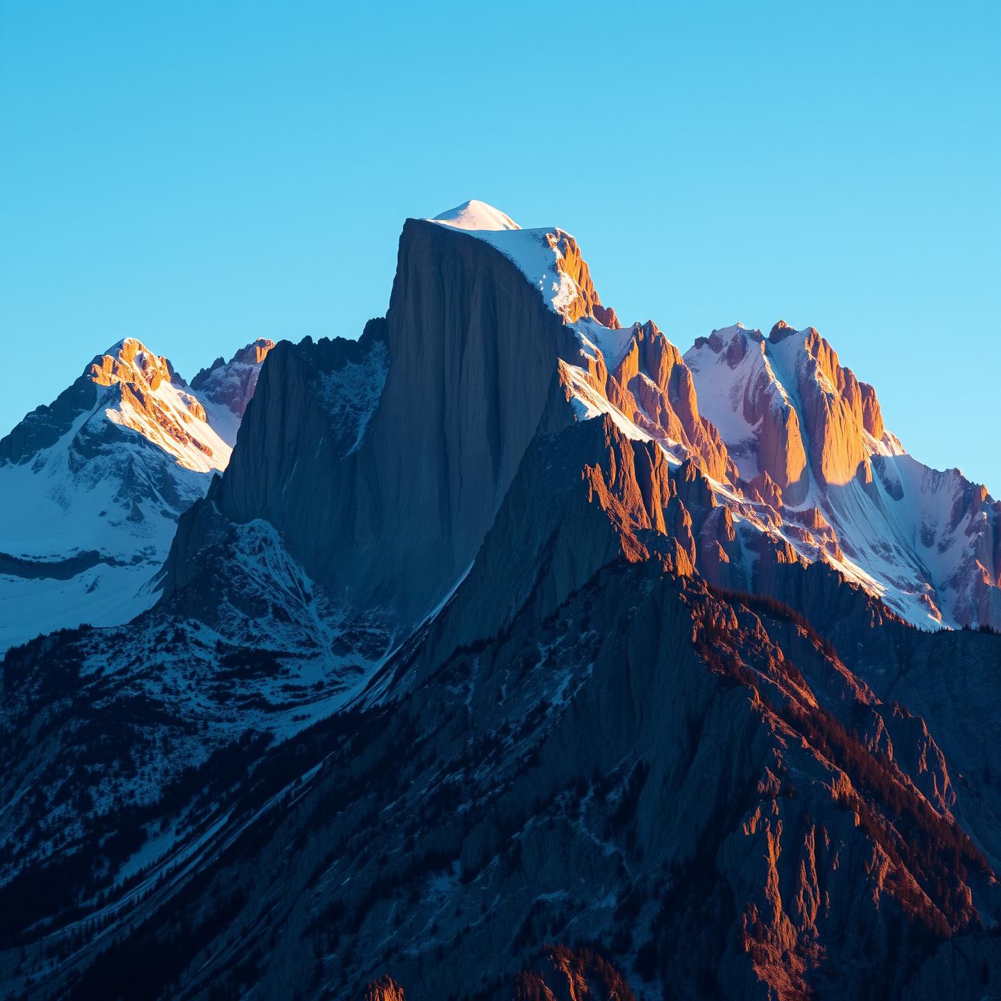 Yosemite's Teal & Orange Peaks: Cinematic Sunrise Over Sierra Nevada - 8K
 | Unfold Lens